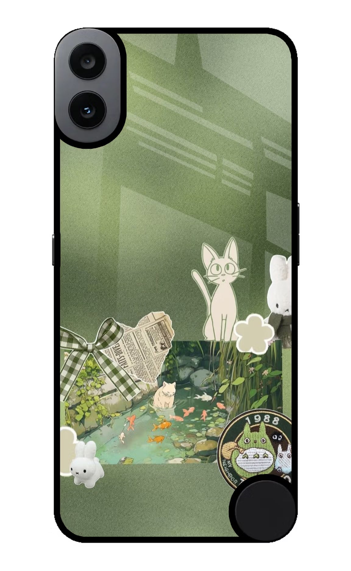Aesthetic anime CMF by Nothing Phone 1 Metal Case Back Cover by Casekaro