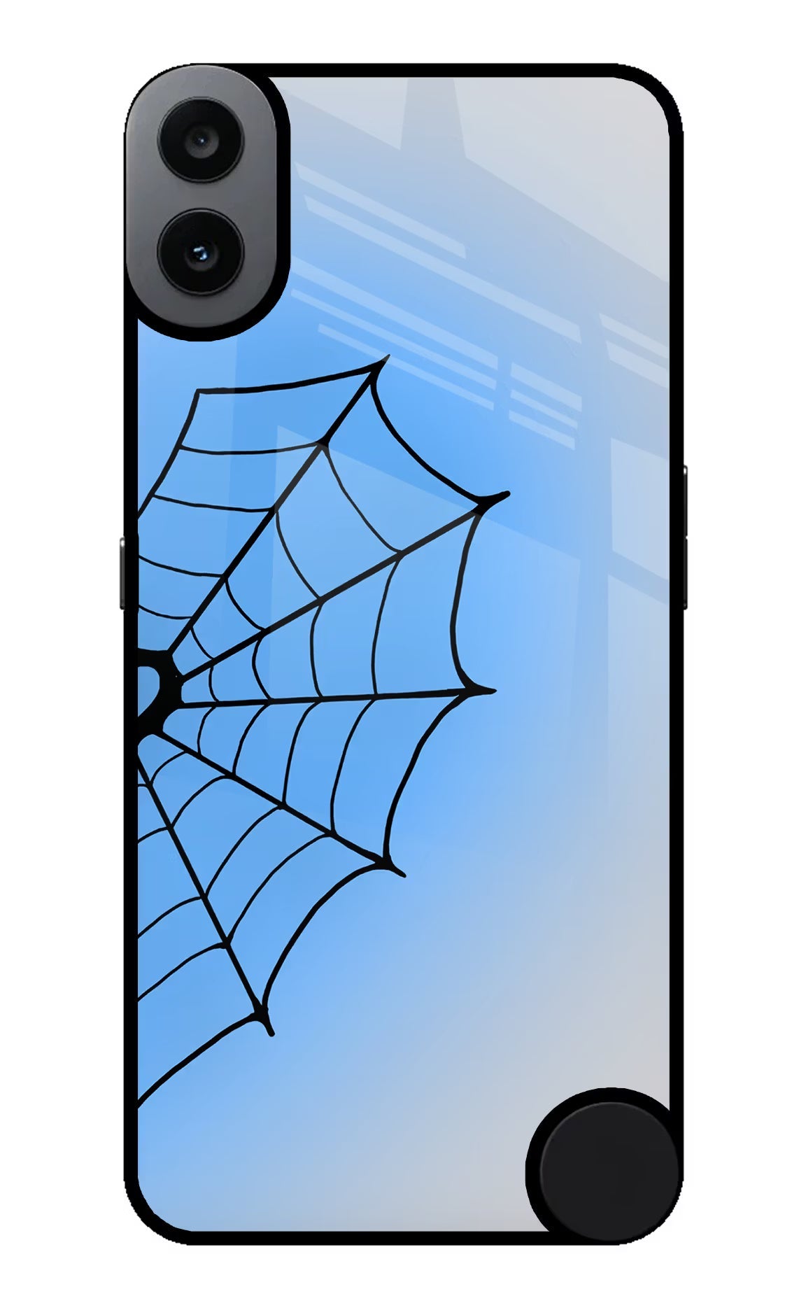 Blue Web CMF by Nothing Phone 1 Metal Case Back Cover by Casekaro