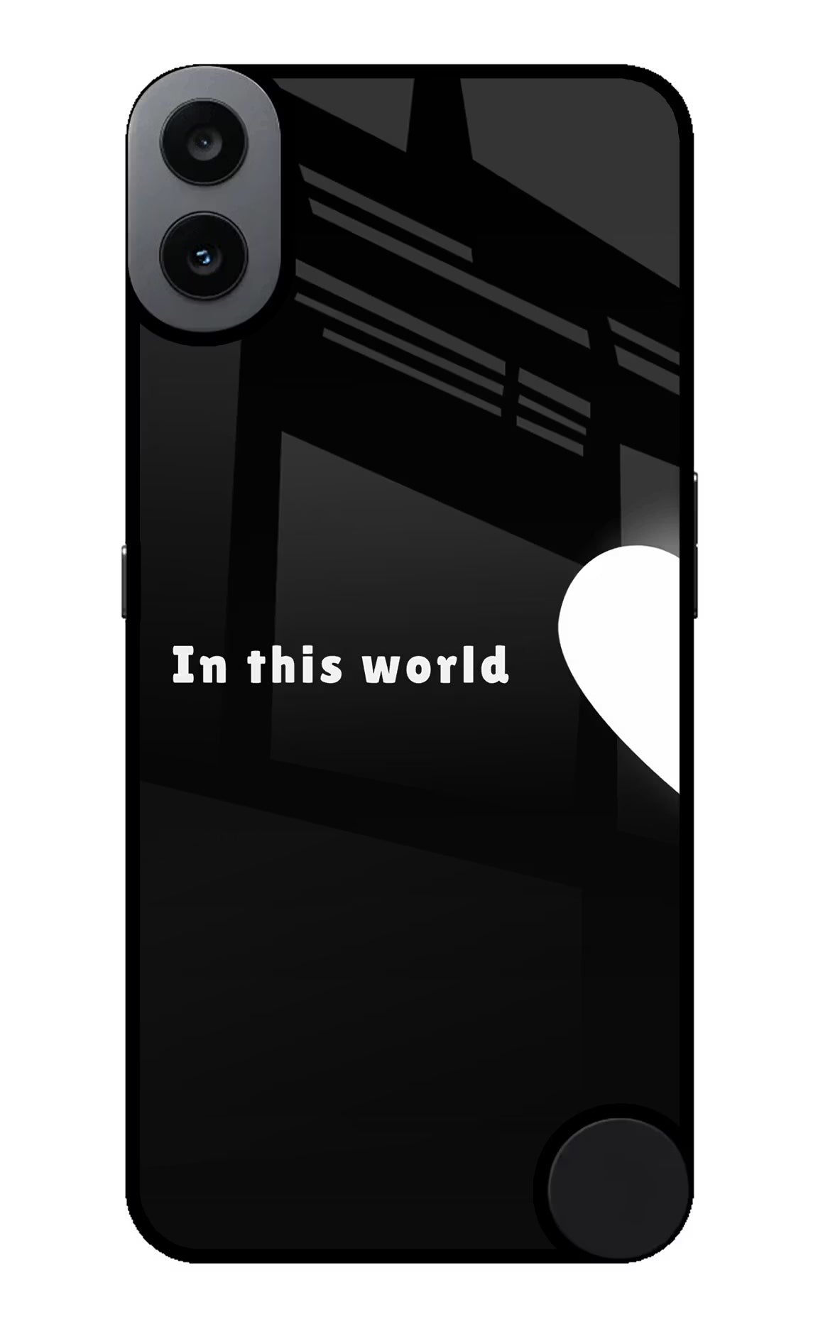 This World CMF by Nothing Phone 1 Metal Case Back Cover by Casekaro