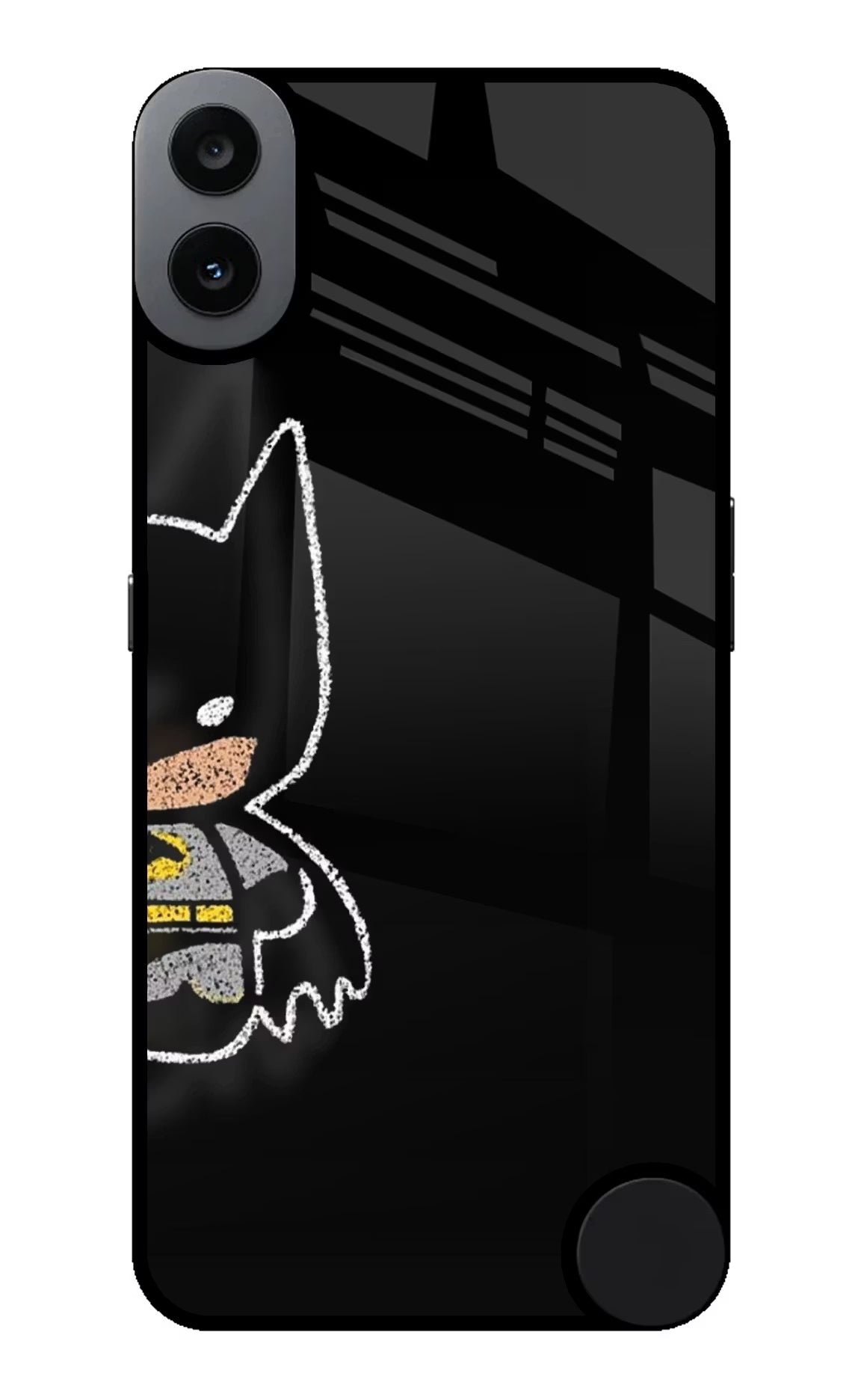 Bat Kitty CMF by Nothing Phone 1 Metal Case Back Cover by Casekaro