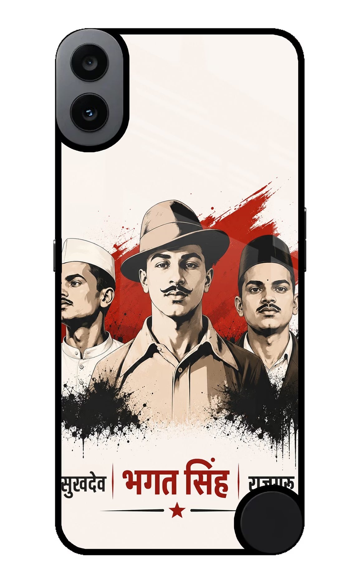 Bhagat Singh Trio CMF by Nothing Phone 1 Metal Case Back Cover by Casekaro