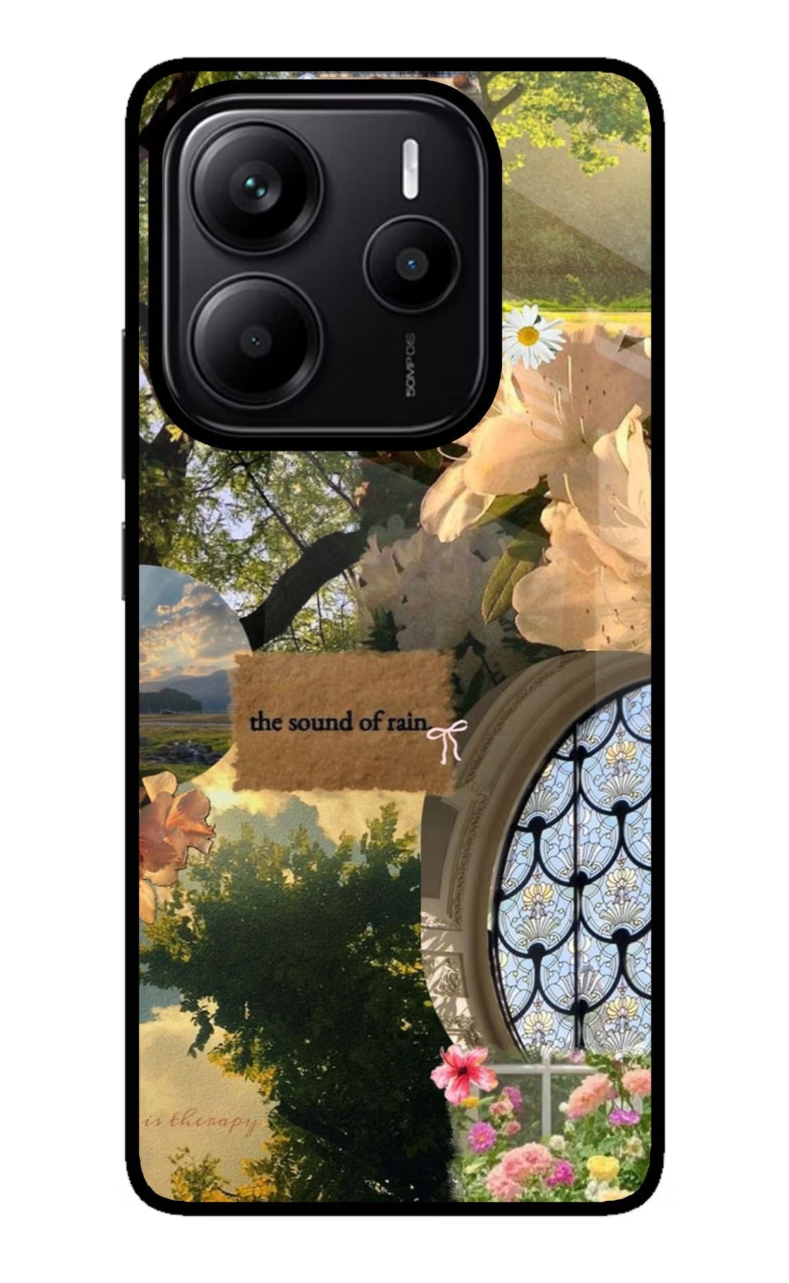 Rain Redmi Note 14 5G Metal Case Back Cover by Casekaro