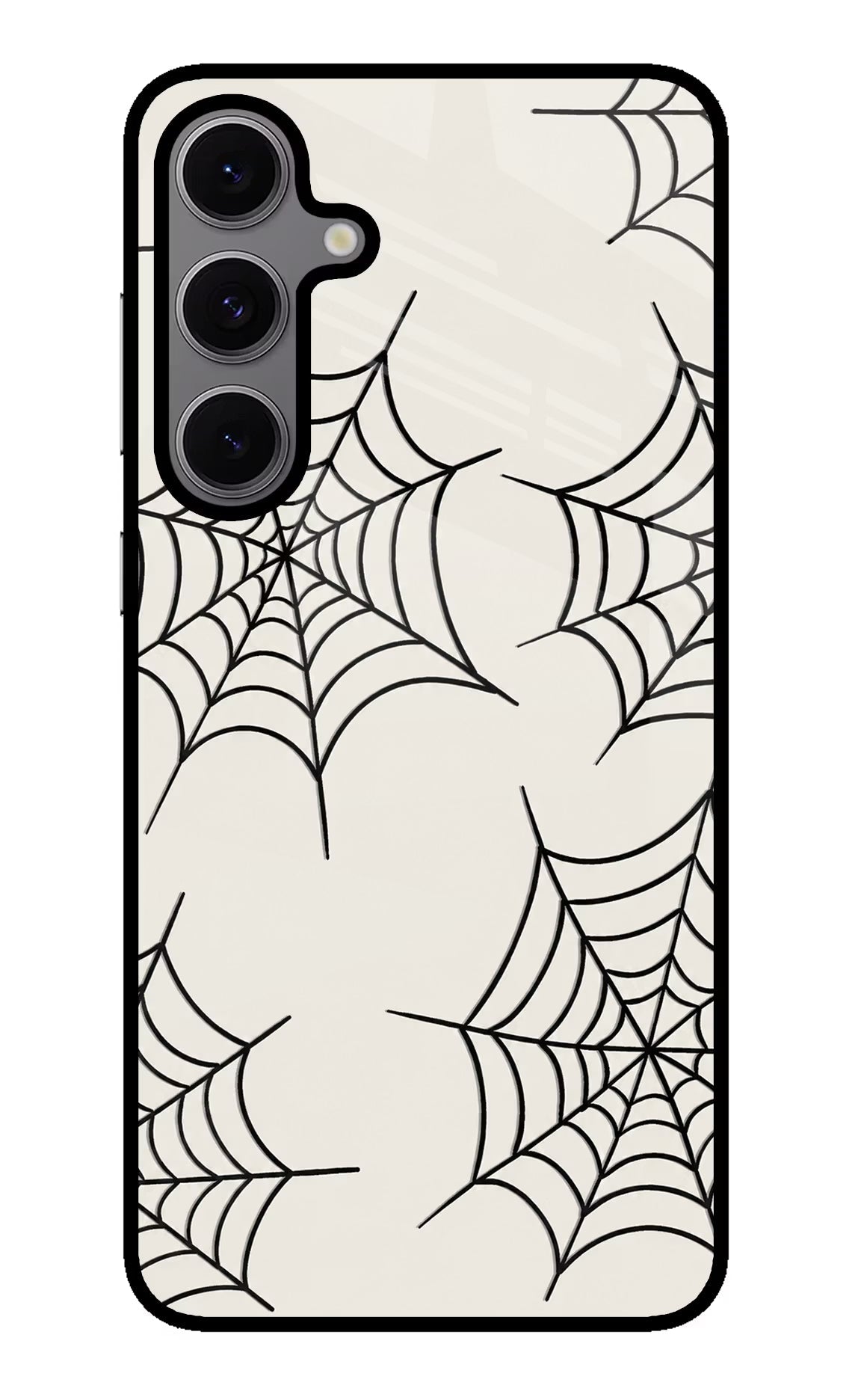Spider Web Samsung S24 FE 5G Metal Case Back Cover by Casekaro