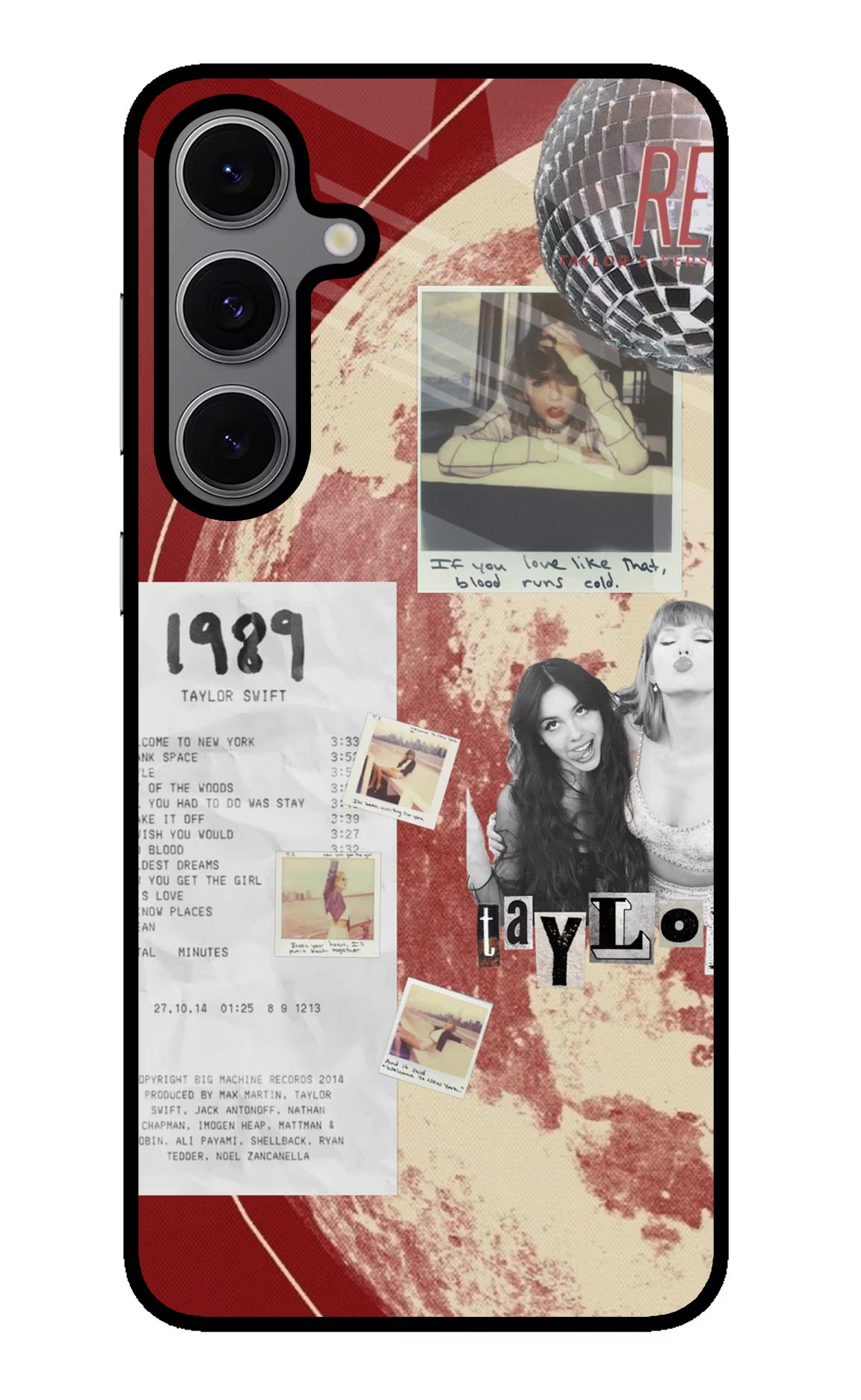 Taylor Swift Samsung S24 FE 5G Metal Case Back Cover by Casekaro