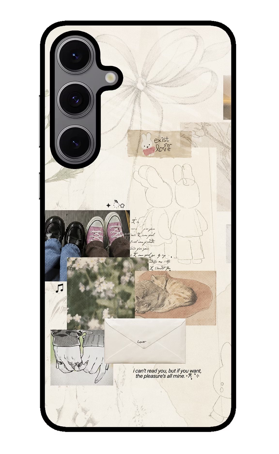 Soft Aesthetic Samsung S24 FE 5G Metal Case Back Cover by Casekaro