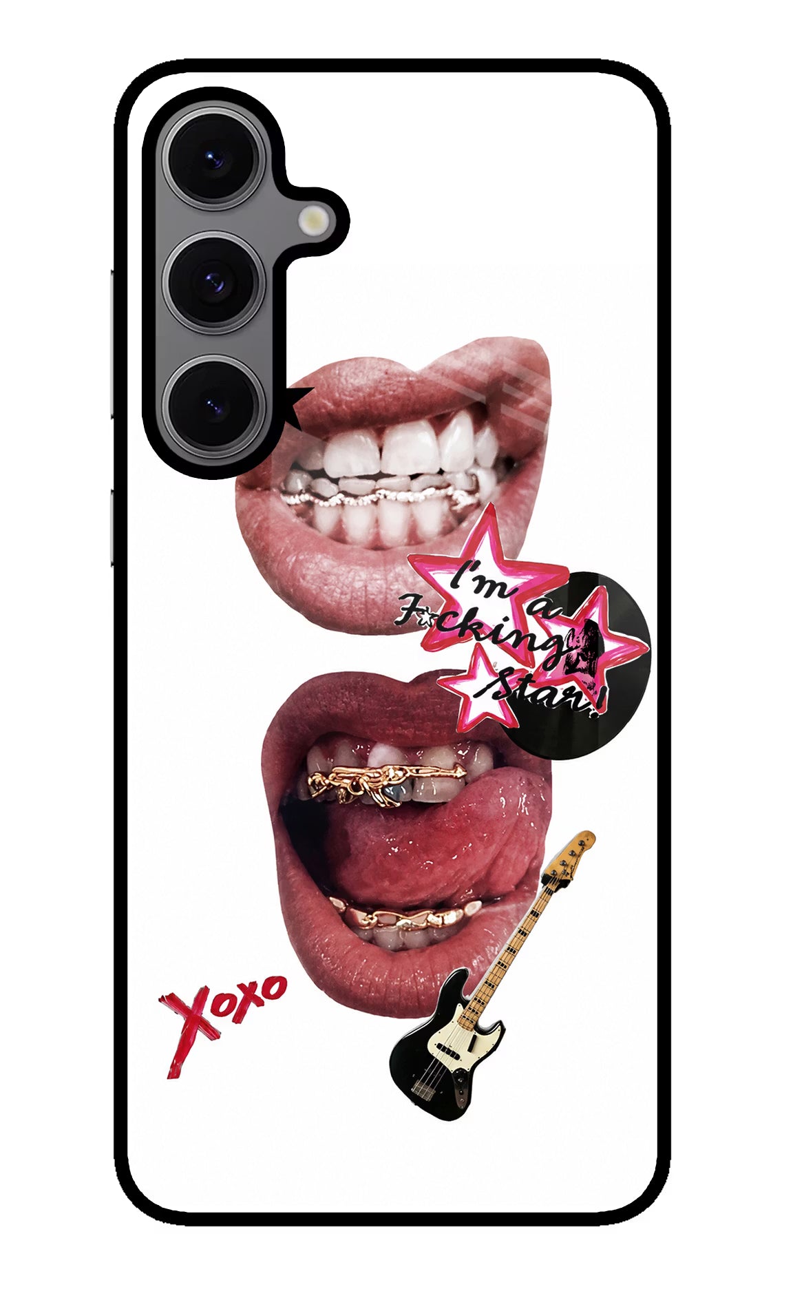 Rockstar Samsung S24 FE 5G Metal Case Back Cover by Casekaro