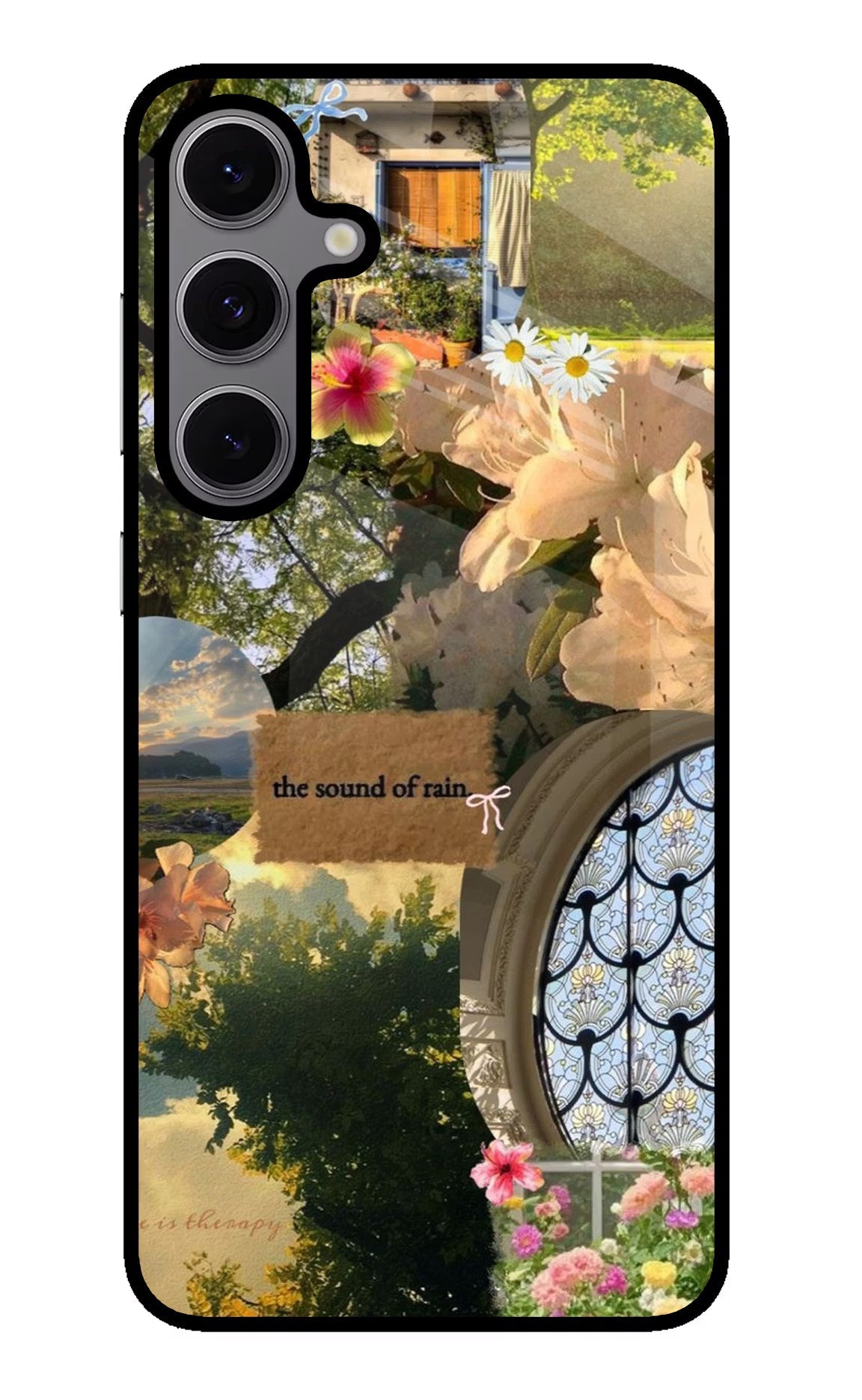 Rain Samsung S24 FE 5G Metal Case Back Cover by Casekaro