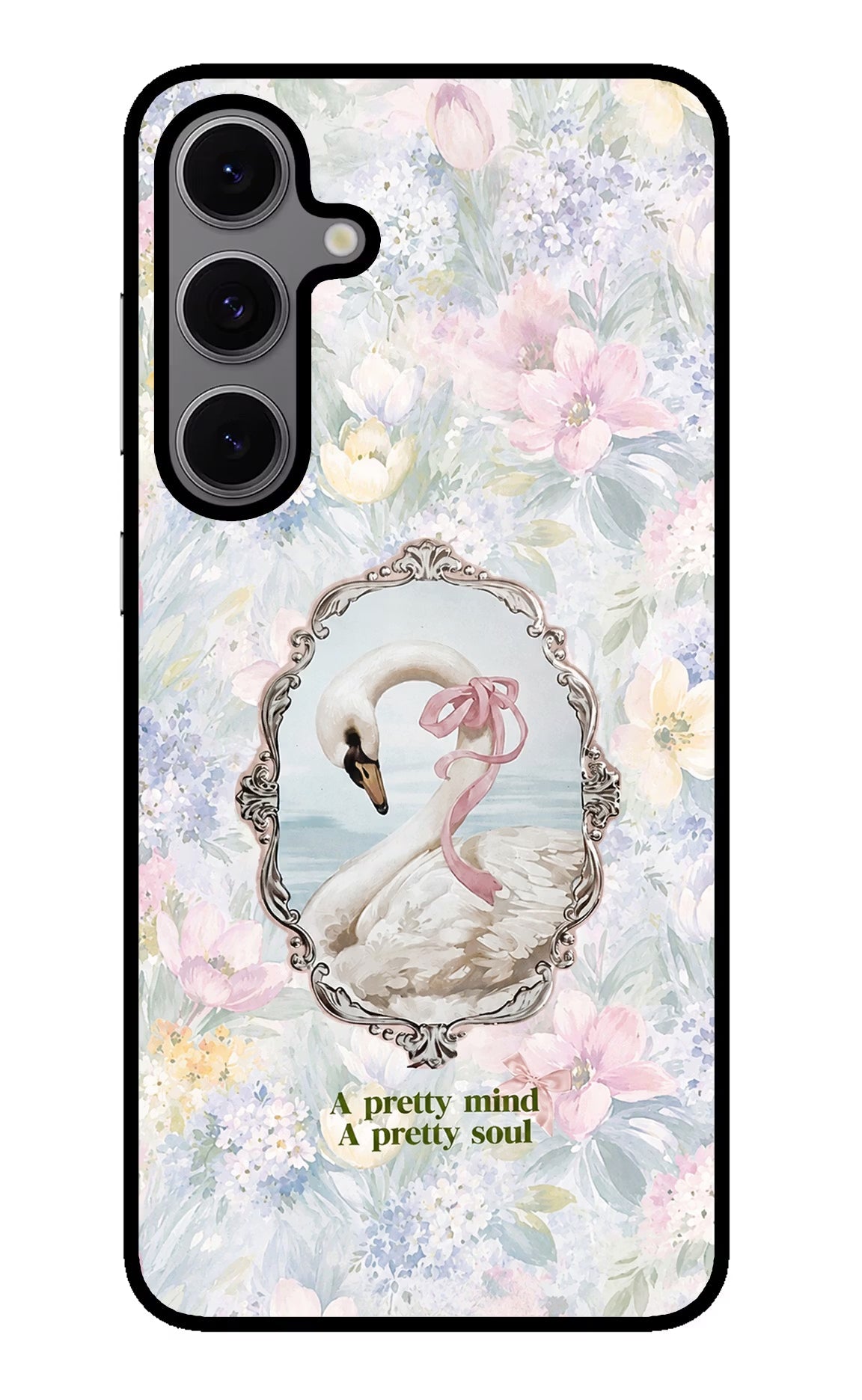 Pretty Mind Pretty Soul Samsung S24 FE 5G Metal Case Back Cover by Casekaro