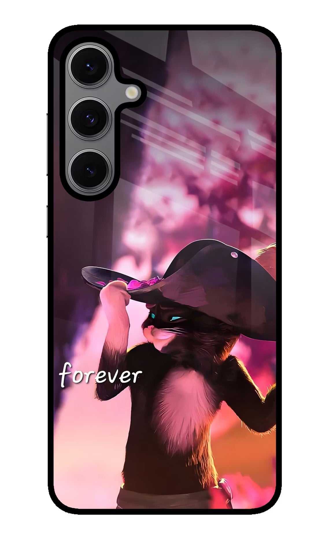 Forever Cat Samsung S24 FE 5G Metal Case Back Cover by Casekaro