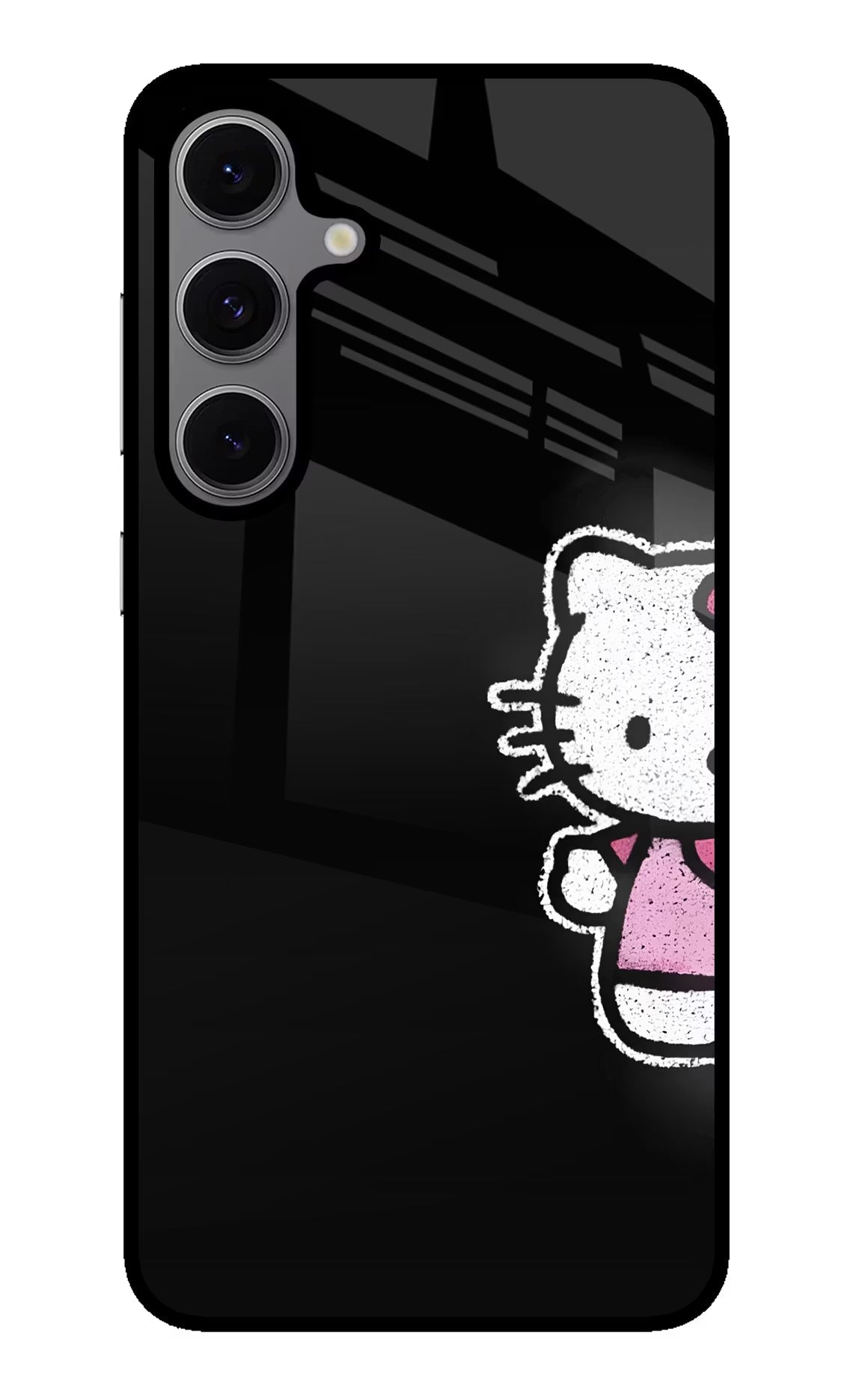 Kitty Charm Samsung S24 FE 5G Metal Case Back Cover by Casekaro