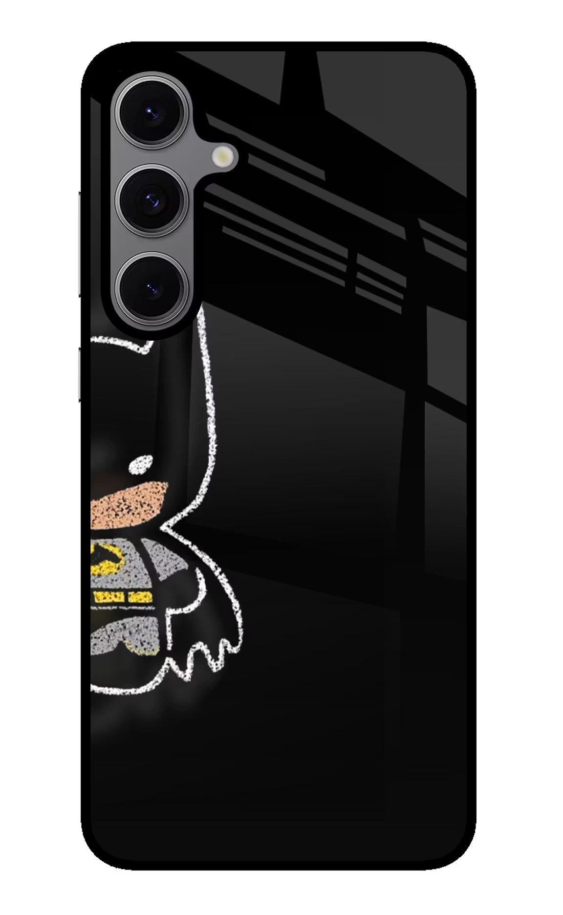 Bat Kitty Samsung S24 FE 5G Metal Case Back Cover by Casekaro