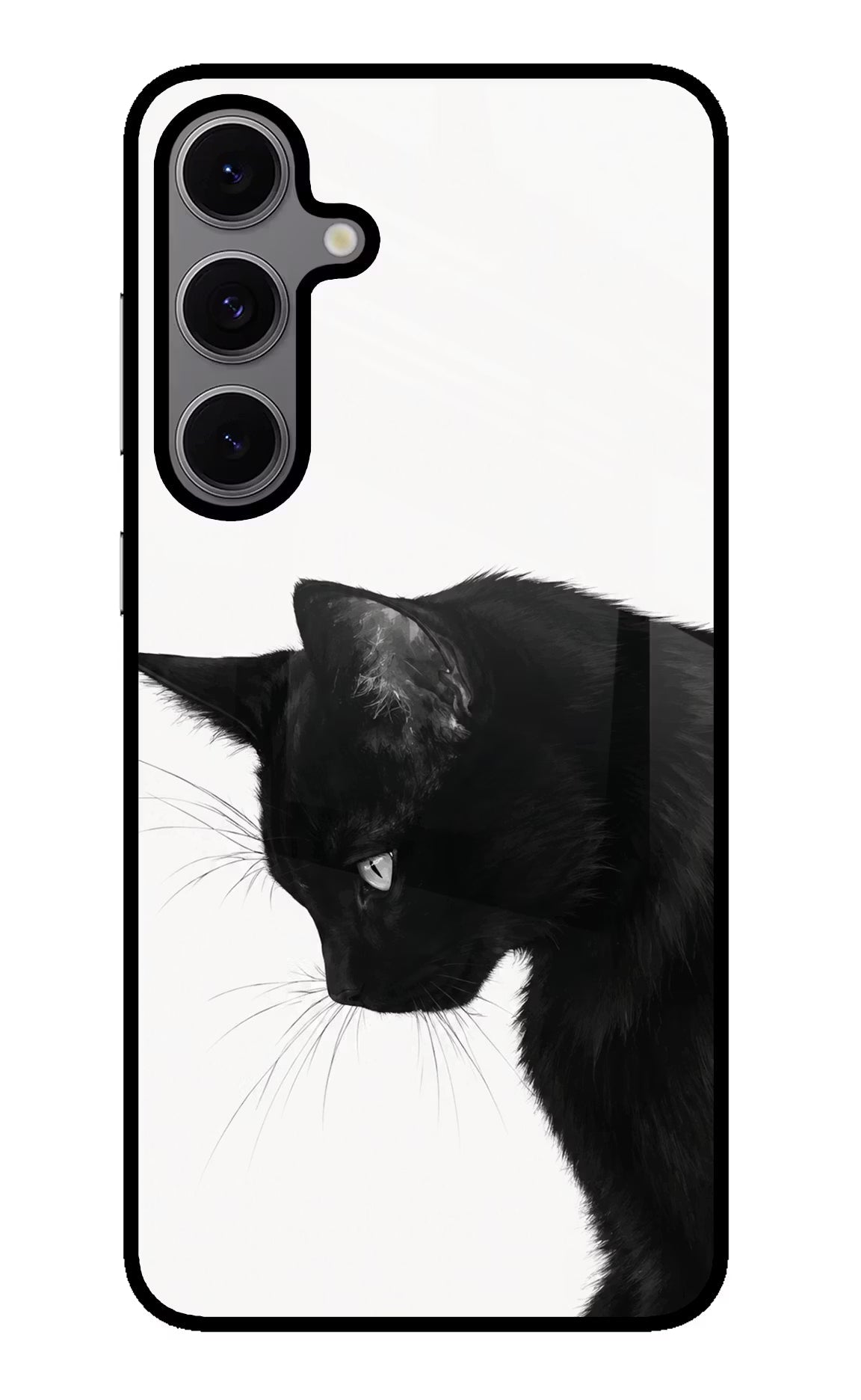 Shadow Gaze Samsung S24 FE 5G Metal Case Back Cover by Casekaro