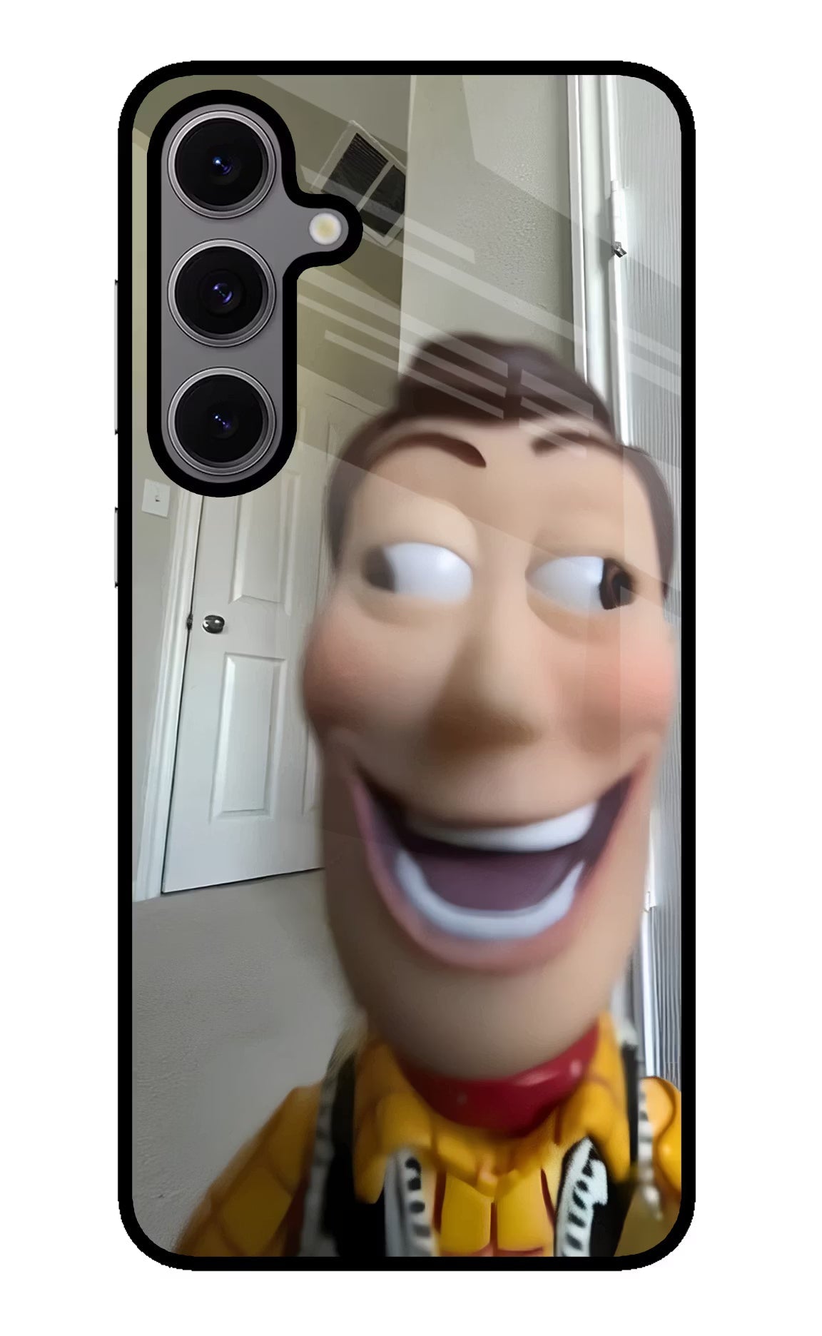 Side Eye Woody Samsung S24 FE 5G Metal Case Back Cover by Casekaro