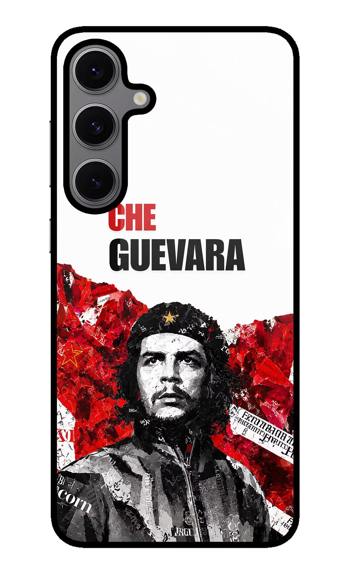 Che Guevara Revolution Samsung S24 FE 5G Metal Case Back Cover by Casekaro