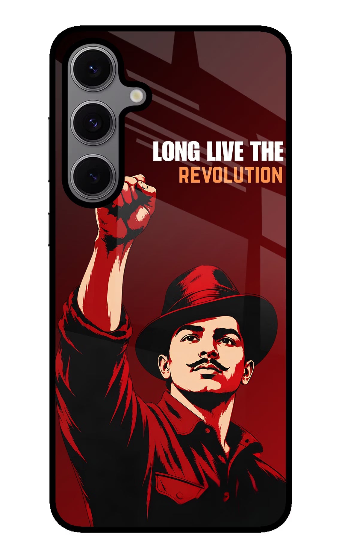 Bhagat Singh Revolution Samsung S24 FE 5G Metal Case Back Cover by Casekaro