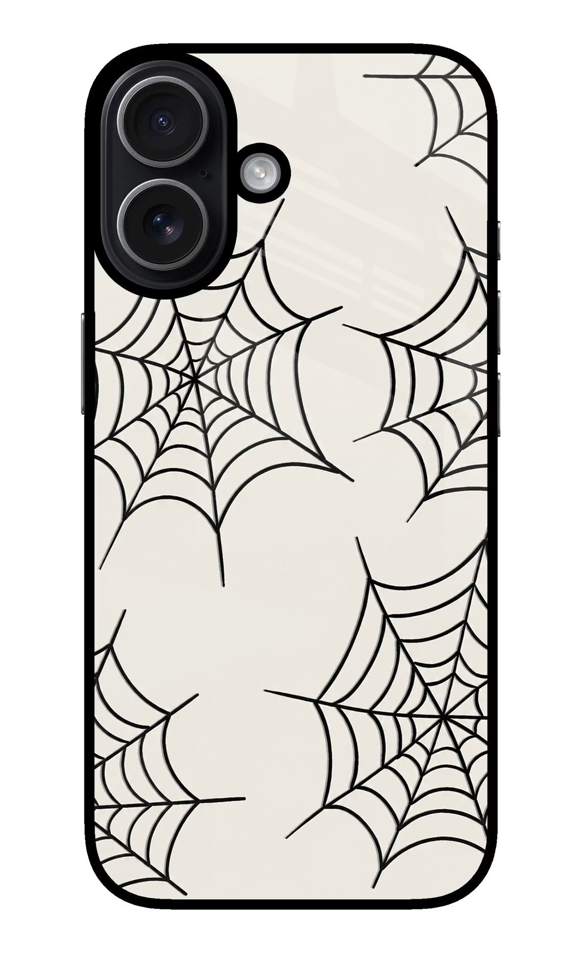 Spider Web iPhone 17 Metal Case Back Cover by Casekaro