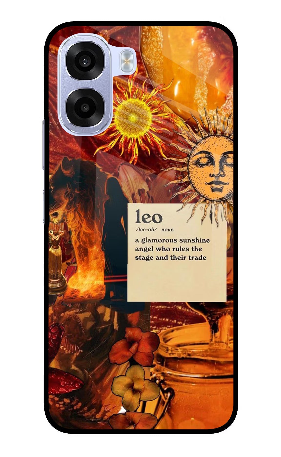 Leo Zodiac OPPO K14x 5G Metal Case Back Cover by Casekaro