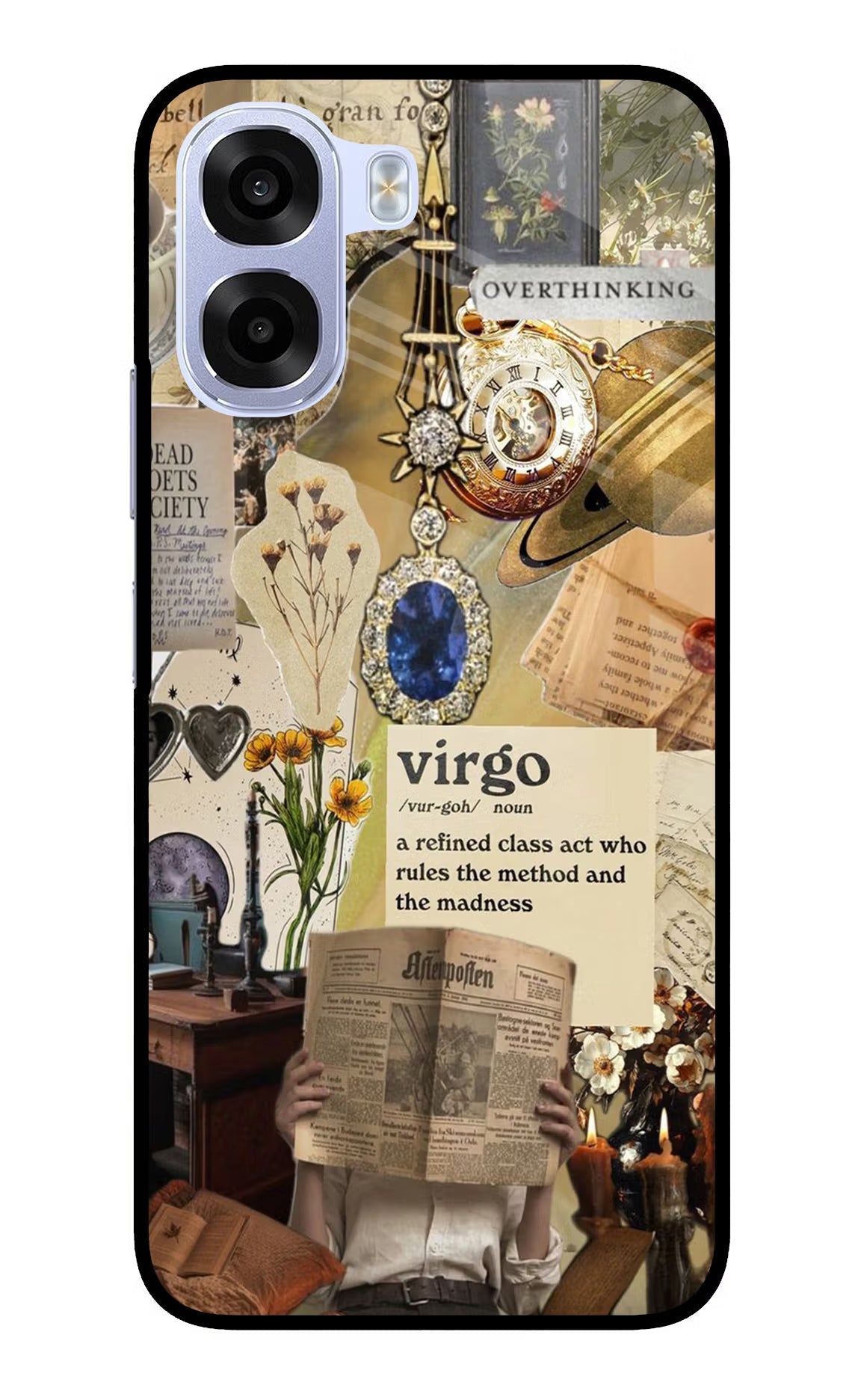 Virgo Zodiac OPPO K14x 5G Metal Case Back Cover by Casekaro