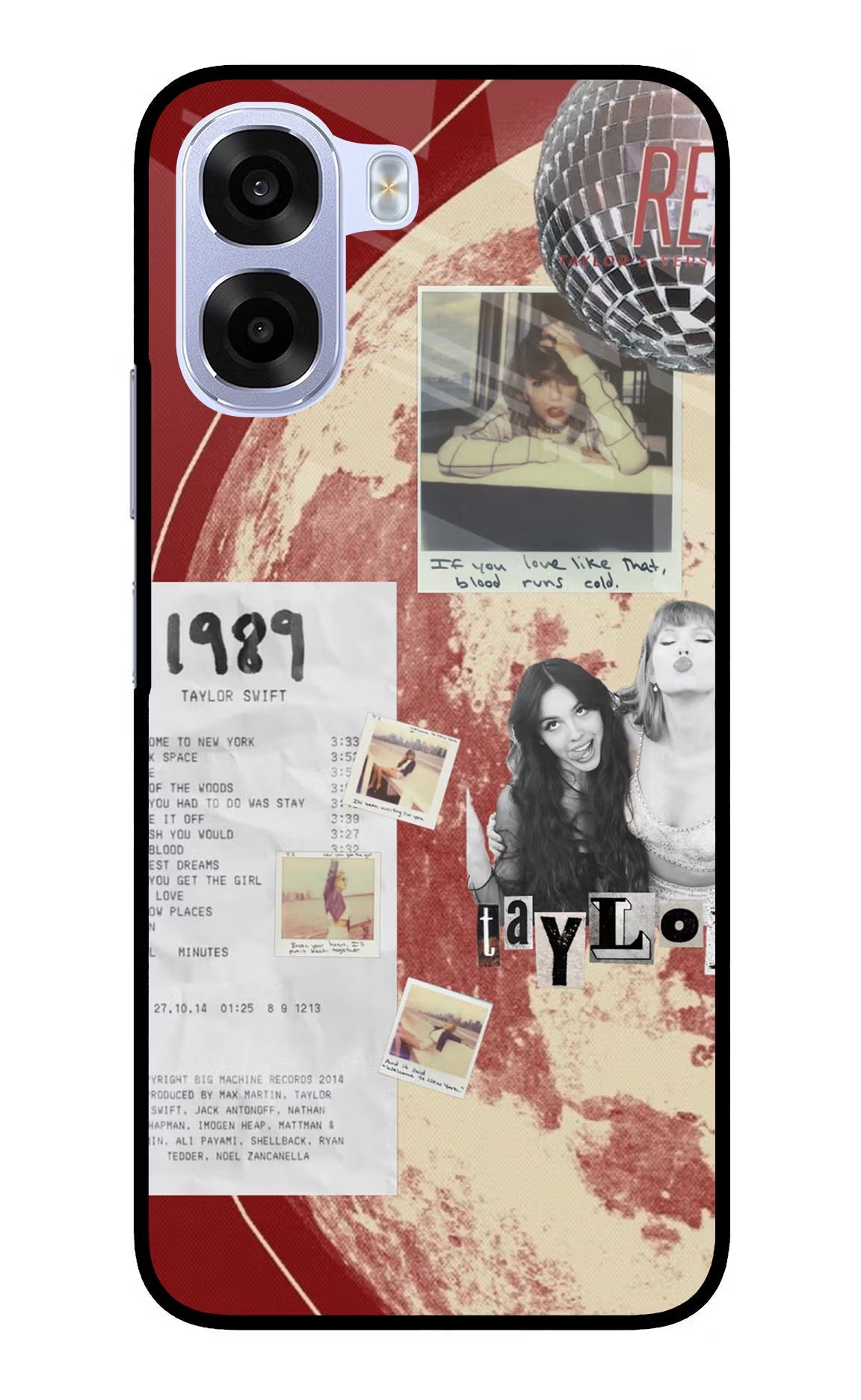 Taylor Swift OPPO K14x 5G Metal Case Back Cover by Casekaro