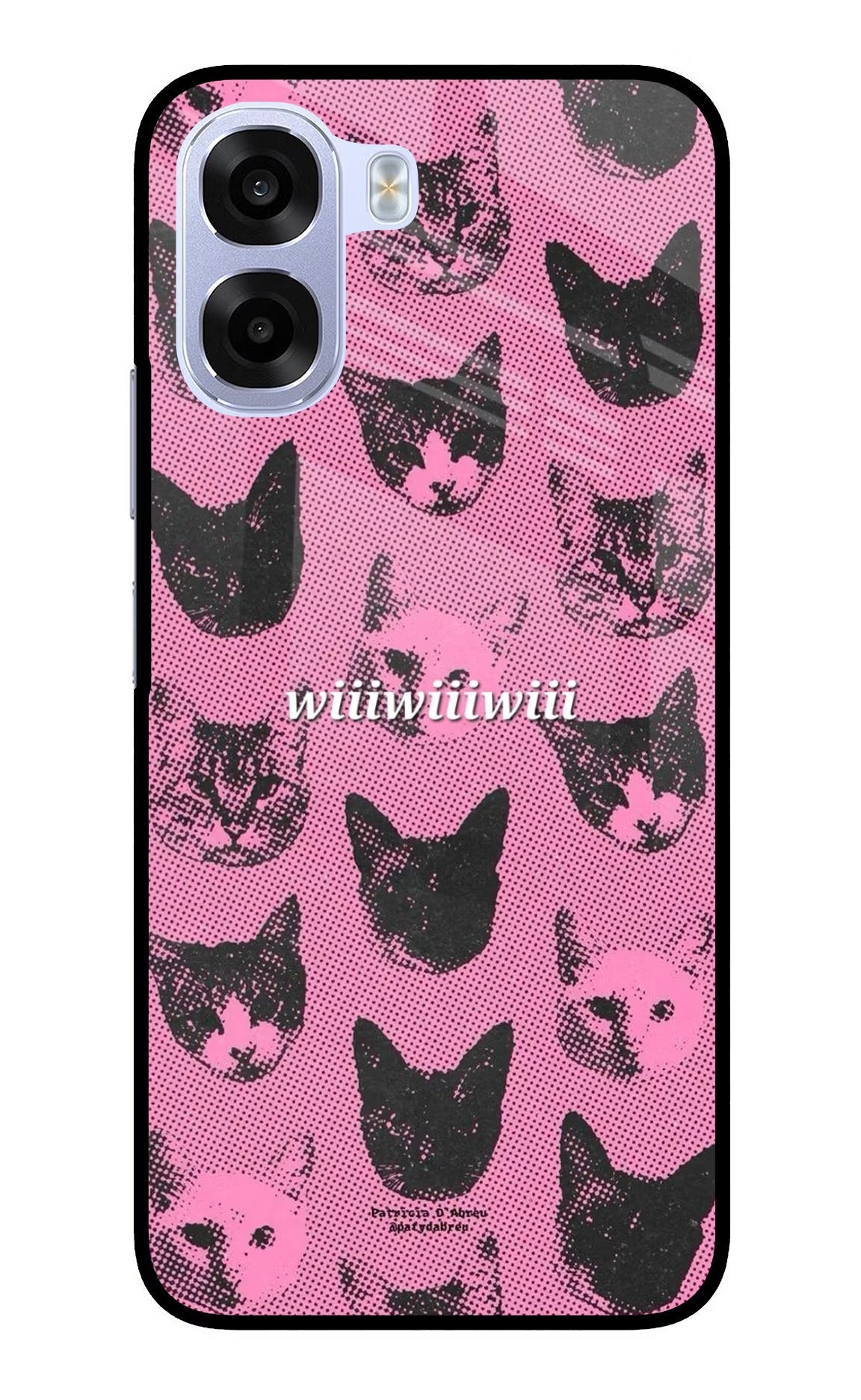 Pink Cats OPPO K14x 5G Metal Case Back Cover by Casekaro