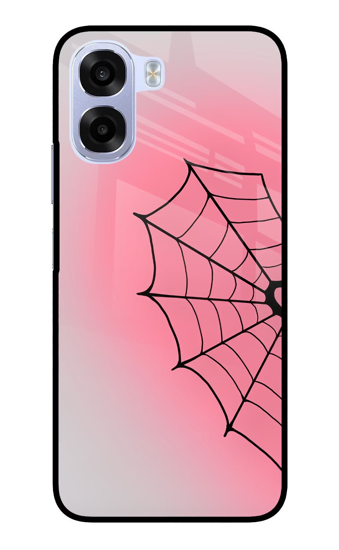 Pink Web OPPO K14x 5G Metal Case Back Cover by Casekaro