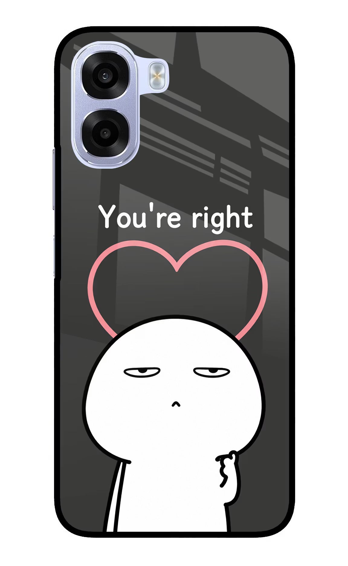You're Right OPPO K14x 5G Metal Case Back Cover by Casekaro