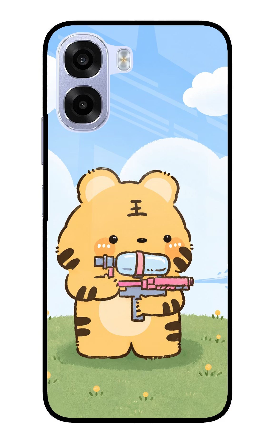 Tiger Treat OPPO K14x 5G Metal Case Back Cover by Casekaro