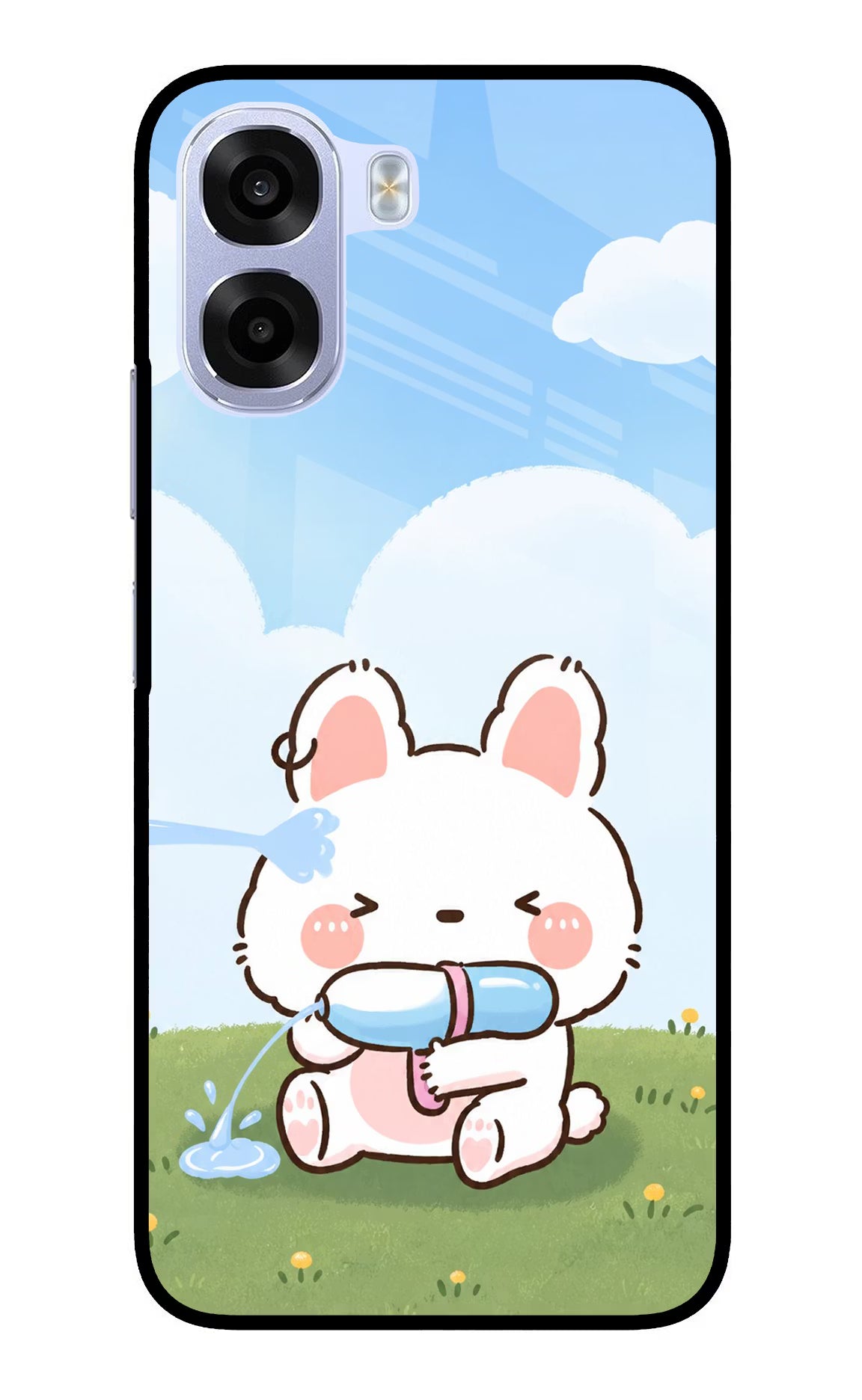 Bunny Treat OPPO K14x 5G Metal Case Back Cover by Casekaro