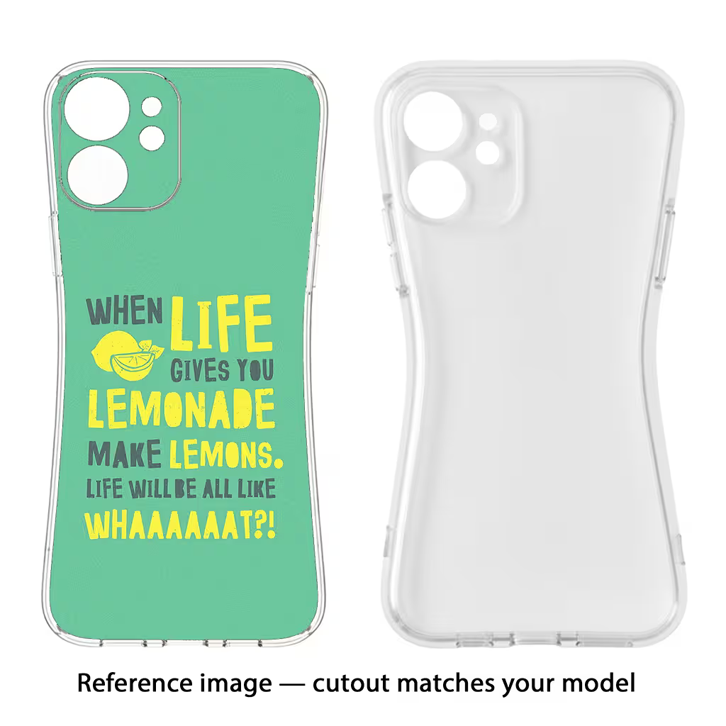 Quote iPhone 7 Plus Soft Case Back Cover by Casekaro