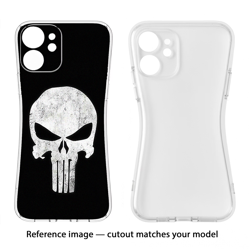 Punisher Skull iPhone 6/6s Soft Case Back Cover by Casekaro