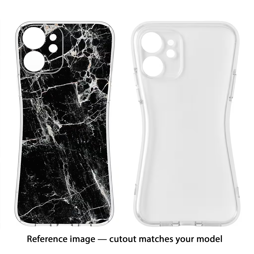 Black Marble Texture Oppo F11 Pro Soft Case Back Cover by Casekaro