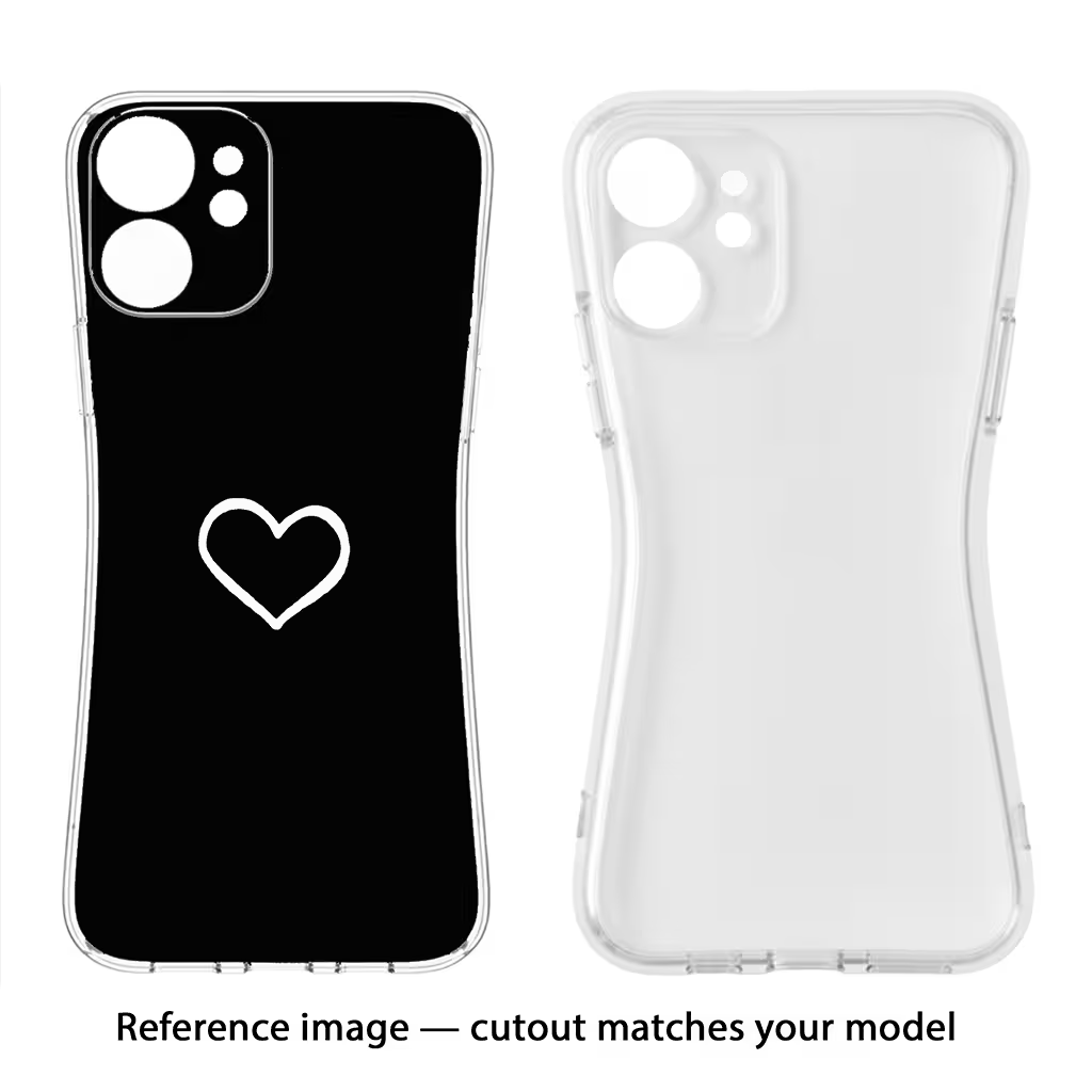 Heart iPhone 7/7s Soft Case Back Cover by Casekaro