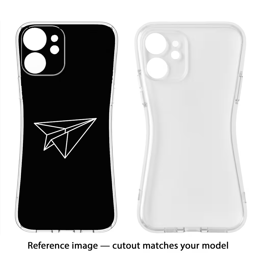 Paper Plane White Oppo A3S Soft Case Back Cover by Casekaro