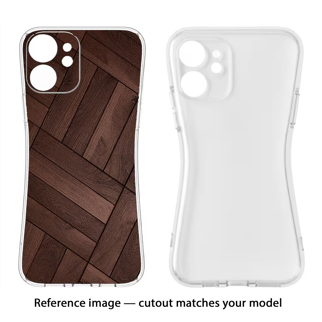 Wooden Texture Design iPhone 7 Plus Soft Case Back Cover by Casekaro