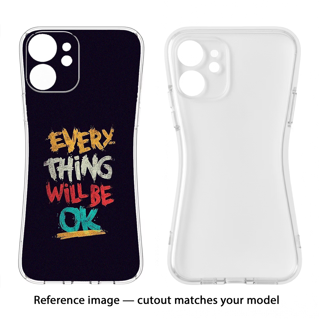 Everything Will Be Ok Samsung S24 FE 5G Soft Case Back Cover by Casekaro