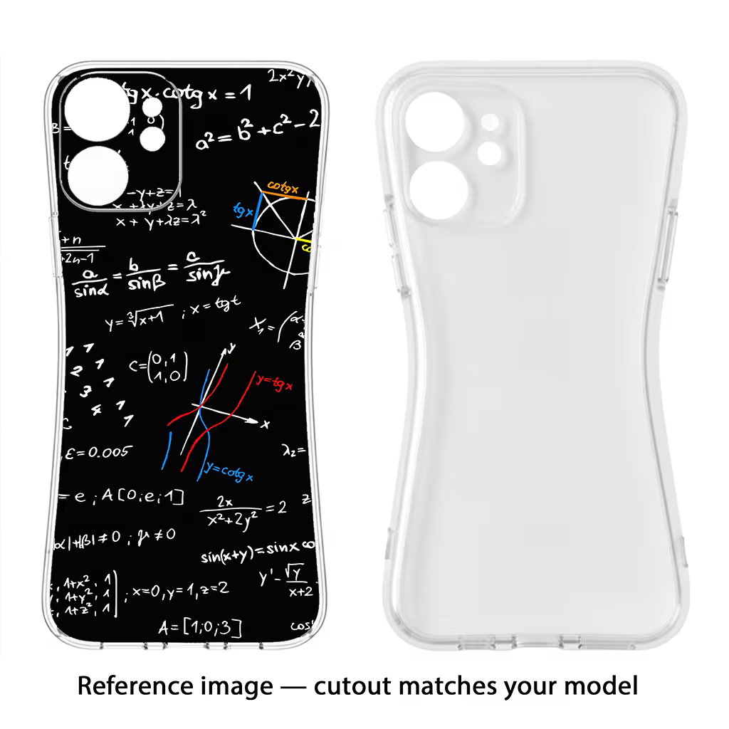 Mathematics Formula iPhone 7/7s Soft Case Back Cover by Casekaro