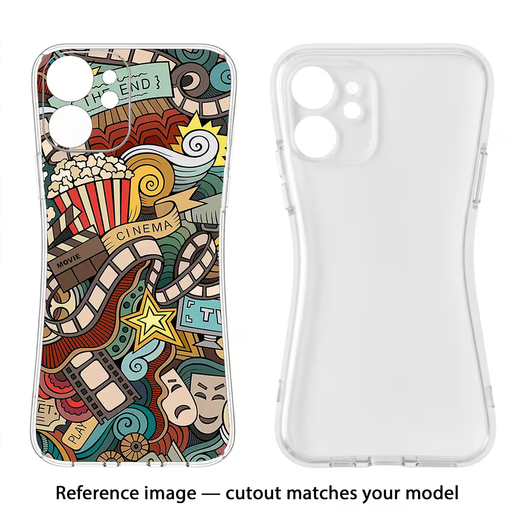 Cinema Abstract Oneplus 6 Soft Case Back Cover by Casekaro