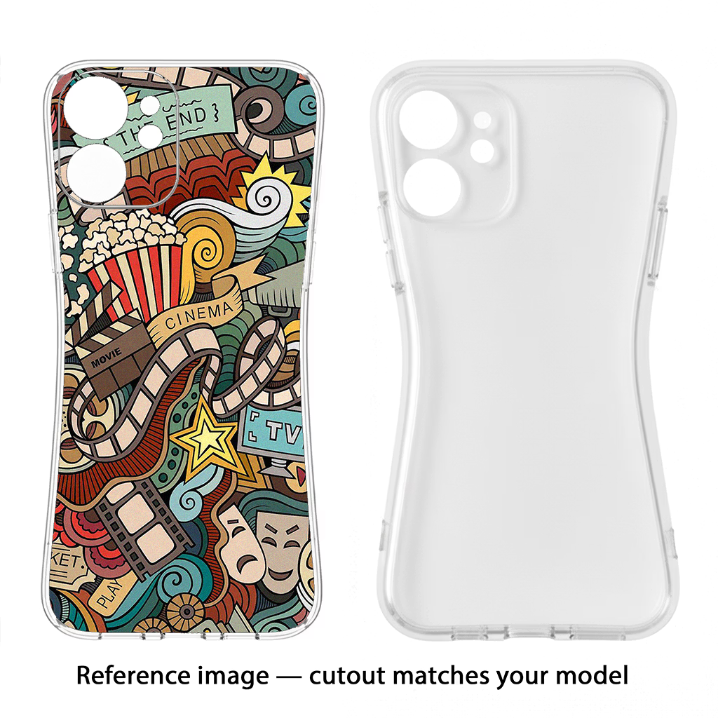 Cinema Abstract Samsung S24 FE 5G Soft Case Back Cover by Casekaro