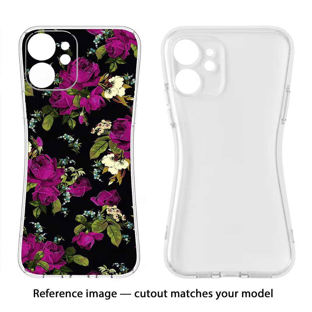 Flowers iPhone 5/5s Soft Case Back Cover by Casekaro