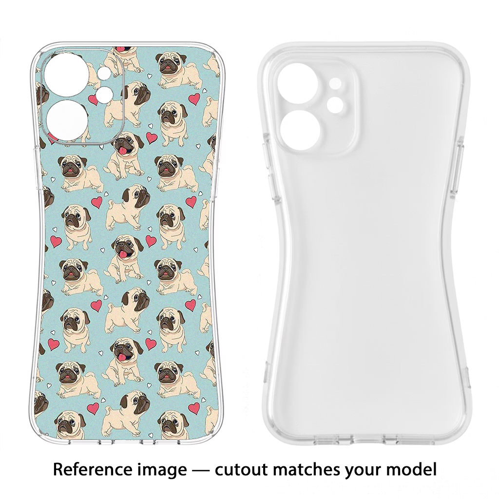 Pug Dog CMF by Nothing Phone 1 Soft Case Back Cover by Casekaro