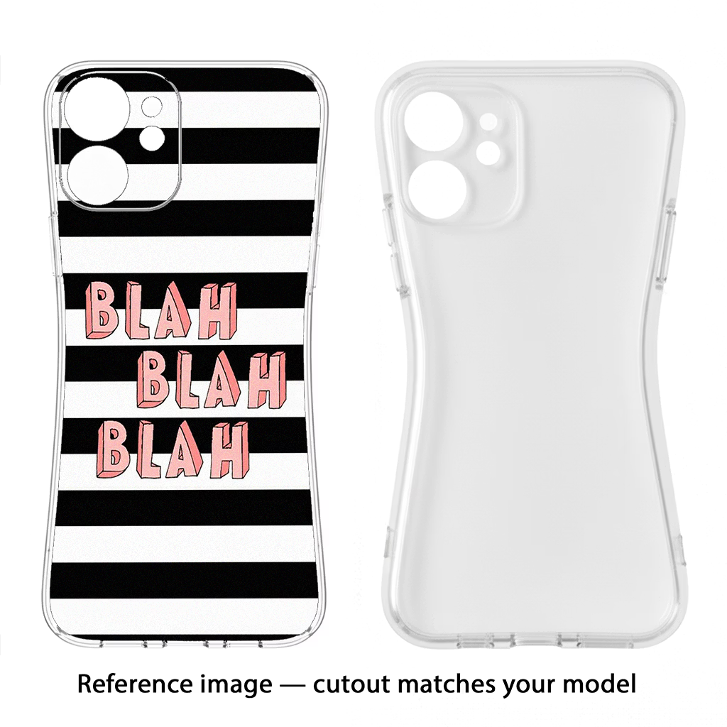 Blah Blah Blah CMF by Nothing Phone 1 Soft Case Back Cover by Casekaro