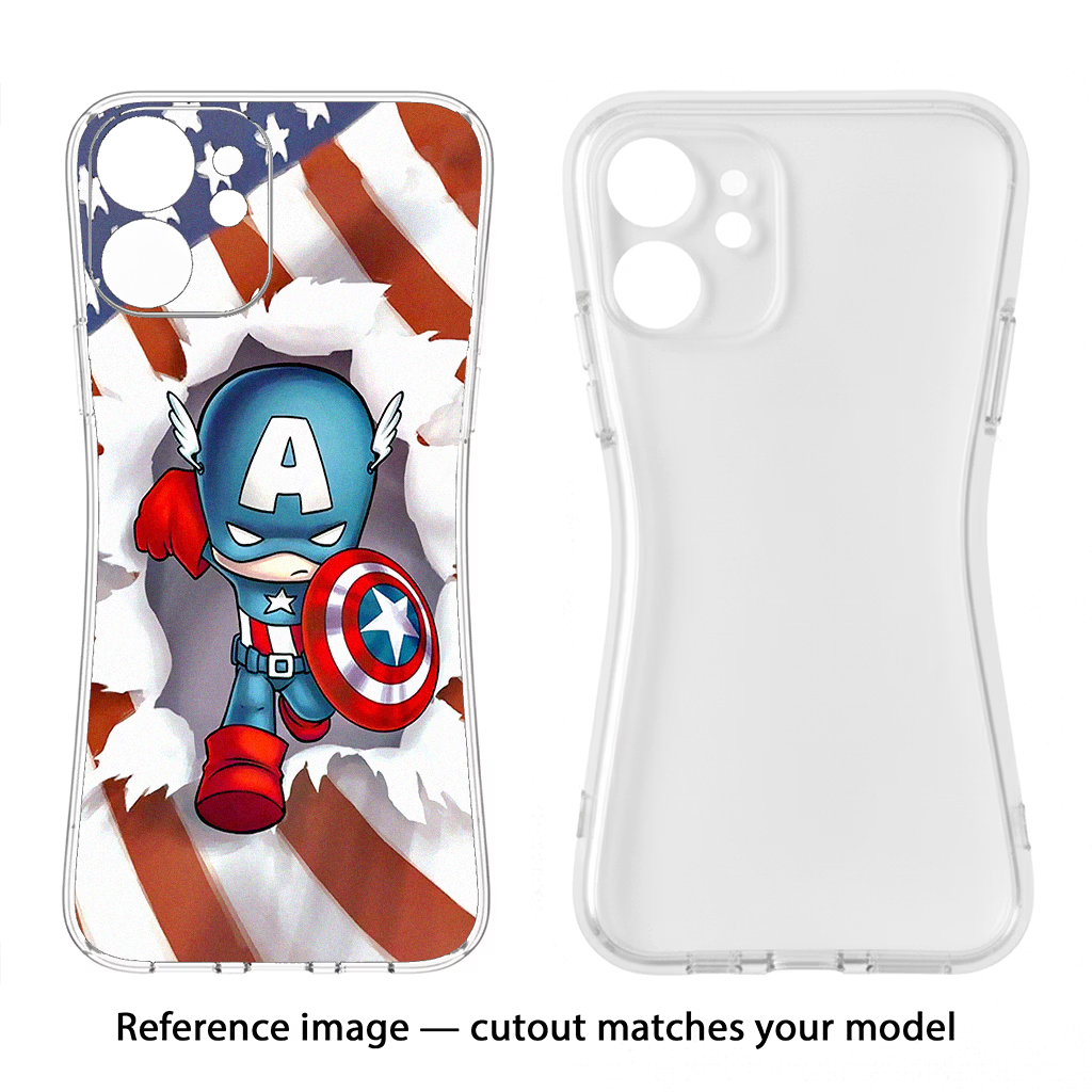 Captain America Motorola G85 Soft Case Back Cover by Casekaro