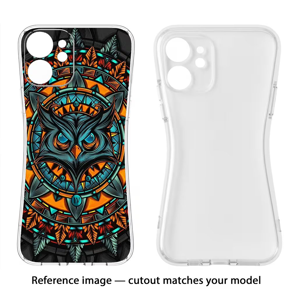 Angry Owl Art Samsung A56 5G Soft Case Back Cover by Casekaro
