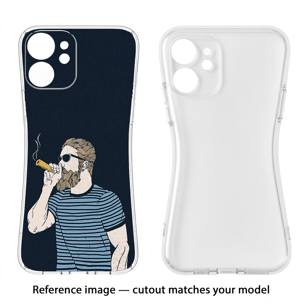 Smoking Samsung S24 FE 5G Soft Case Back Cover by Casekaro