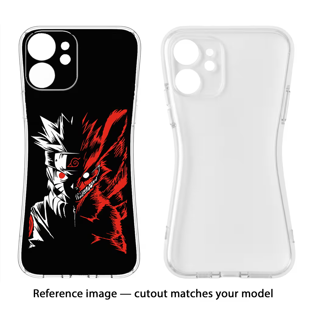 Naruto Two Face iPhone XR Soft Case Back Cover by Casekaro