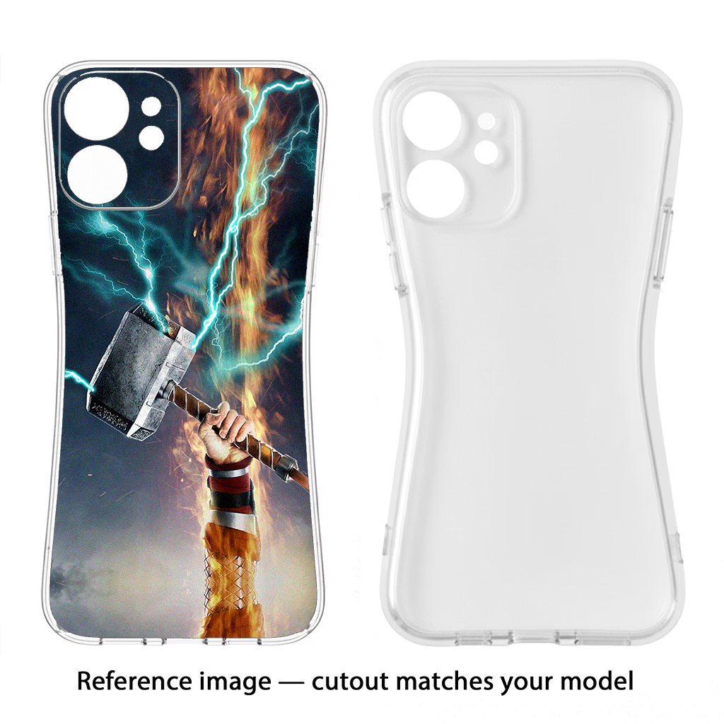Thor Hammer Mjolnir CMF by Nothing Phone 1 Soft Case Back Cover by Casekaro