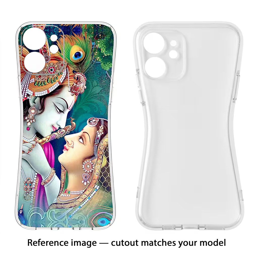 Lord Radha Krishna Realme 14 Pro Plus 5G Soft Case Back Cover by Casekaro