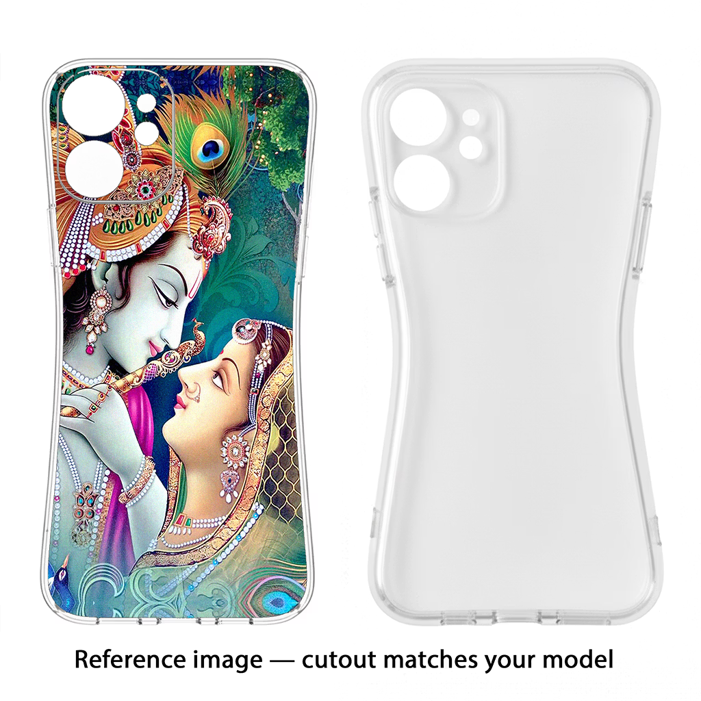 Lord Radha Krishna Samsung S24 FE 5G Soft Case Back Cover by Casekaro