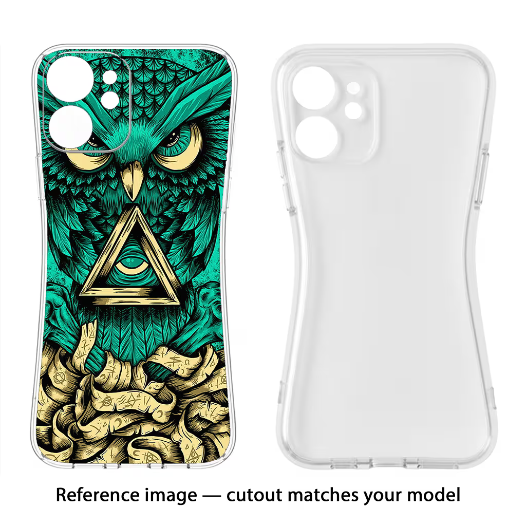 Green Owl Vivo T4x 5G Soft Case Back Cover by Casekaro