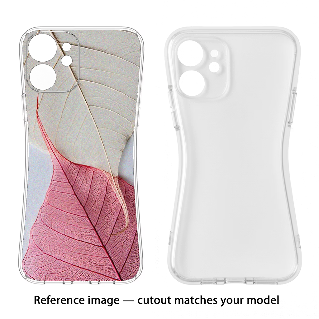 White Pink Leaf Samsung S24 FE 5G Soft Case Back Cover by Casekaro